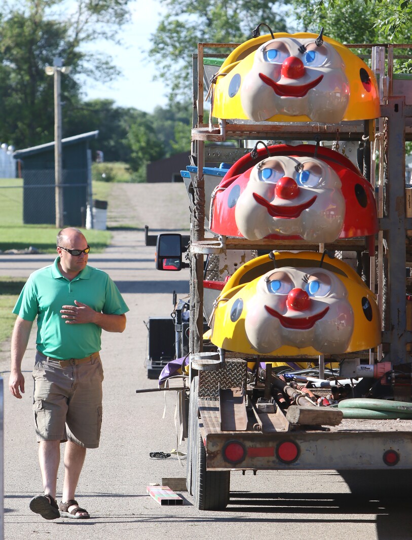 Stutsman County Fair set up Jamestown Sun News, weather, sports